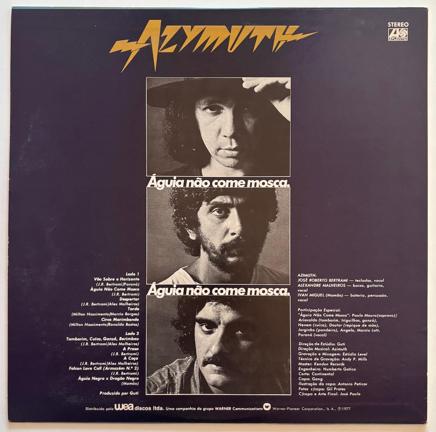 Azymuth - Águia Não Come Mosca (1977 Japanese Atlantic Vinyl LP)