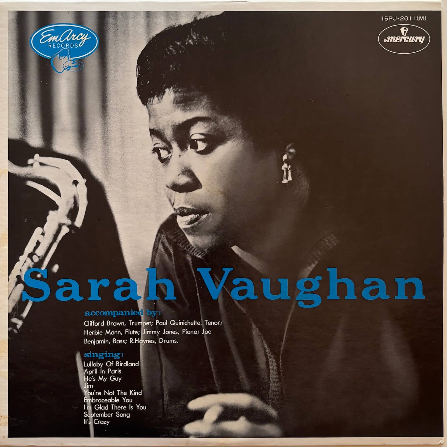 Sarah Vaughan - Sarah Vaughan (1971 Japanese Mercury Mono LP)
