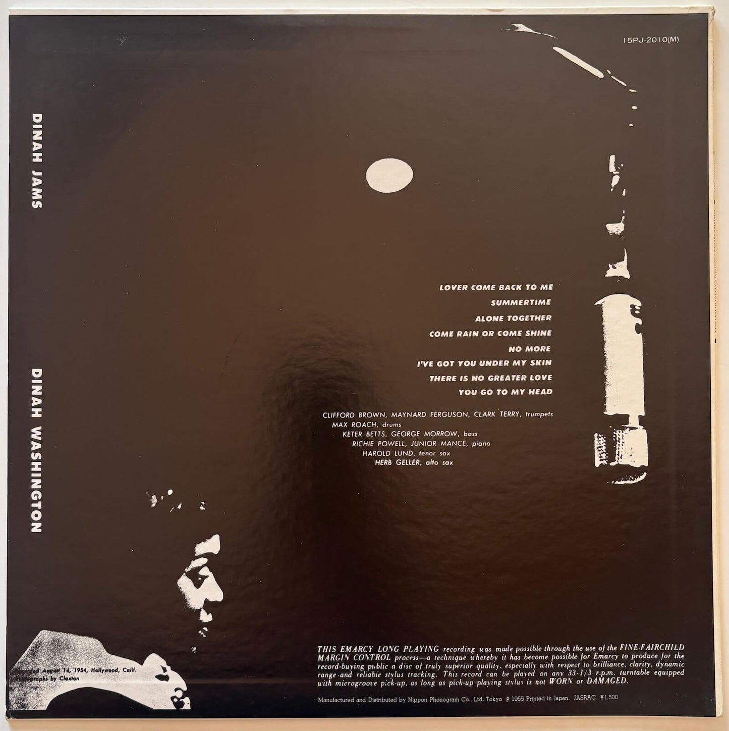 Dinah Washington - Dinah Jams (1971 Japanese Mercury Mono LP)