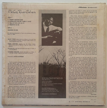 McCoy Tyner - Sahara (1973 Japanese Milestone Vinyl LP)