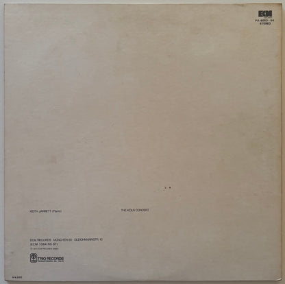 Keith Jarrett – The Köln Concert (1975 ECM Japan 2LP Vinyl)