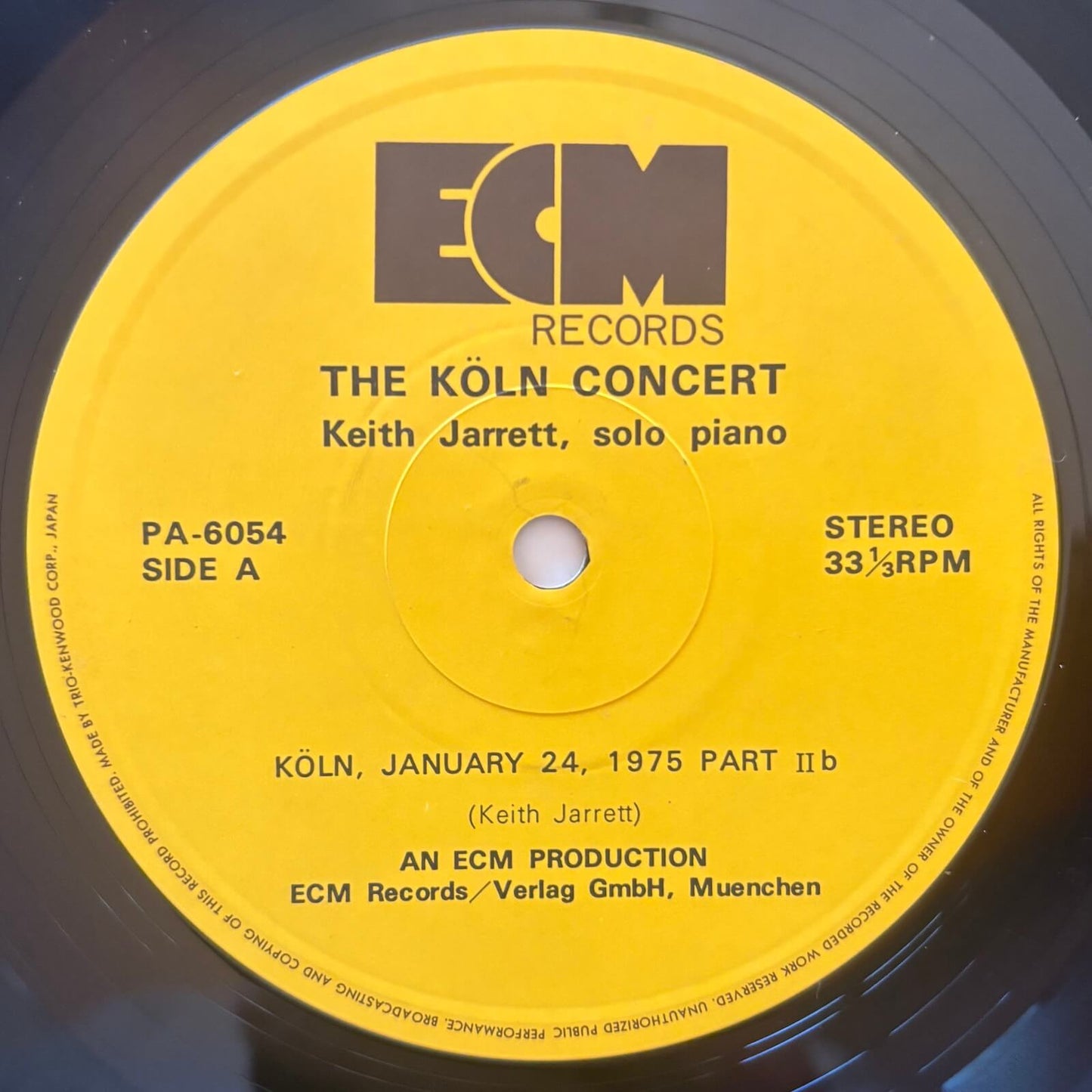 Keith Jarrett – The Köln Concert (1975 ECM Japan 2LP Vinyl)