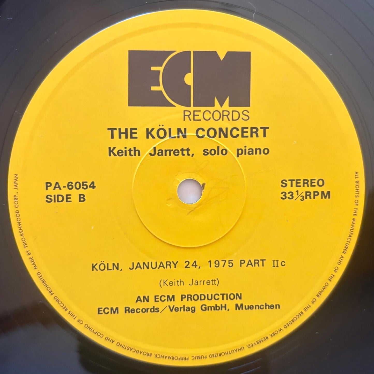 Keith Jarrett – The Köln Concert (1975 ECM Japan 2LP Vinyl)