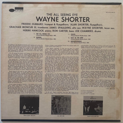 Wayne Shorter - The All Seeing Eye (1967 Japanese-distributed US Blue Note BST 84219 LP)