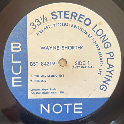 Wayne Shorter - The All Seeing Eye (1967 Japanese-distributed US Blue Note BST 84219 LP)