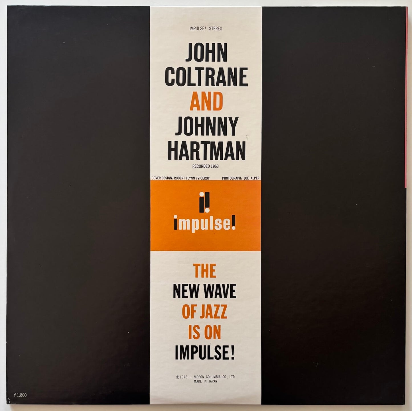John Coltrane and Johnny Hartman (1976 Japanese ABC Impulse! YS-8505-AI Gatefold LP)