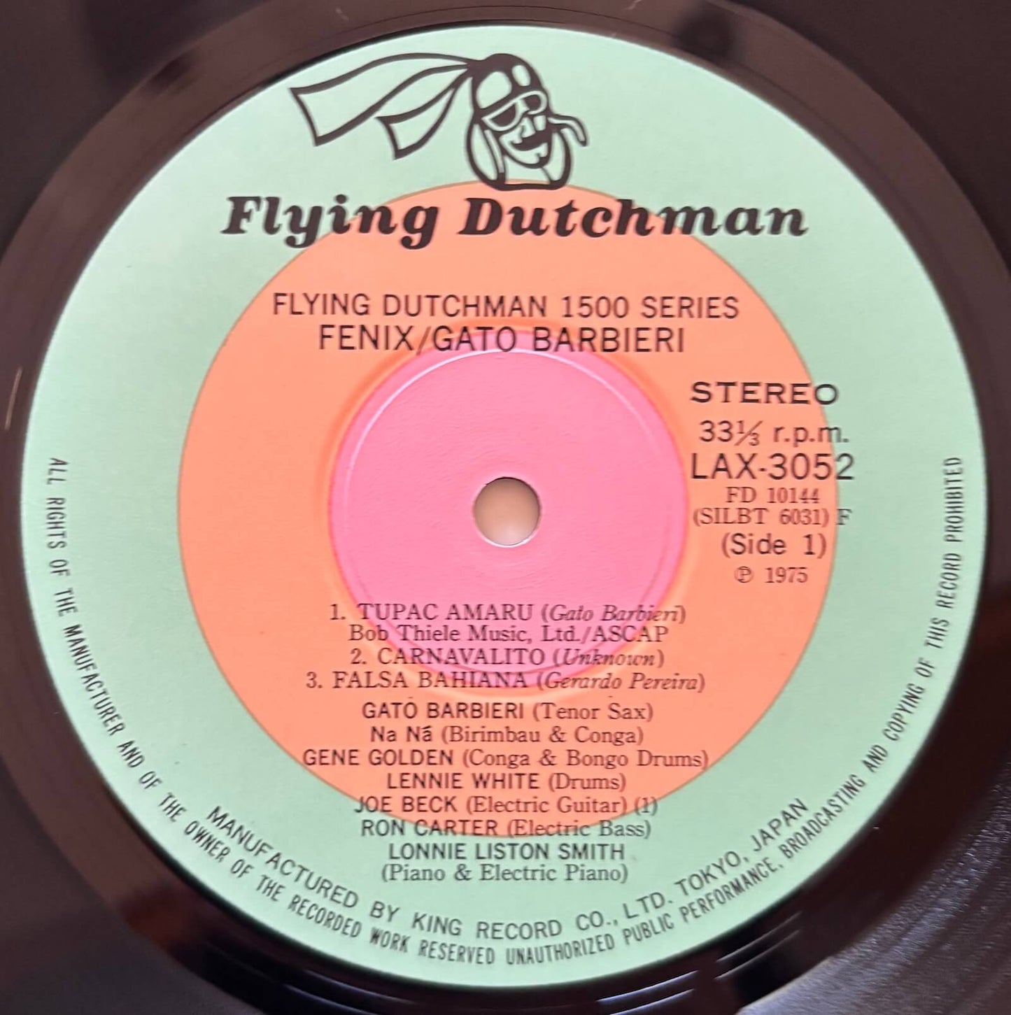 Gato Barbieri - Fenix (1975 Japanese Flying Dutchman Vinyl LP)