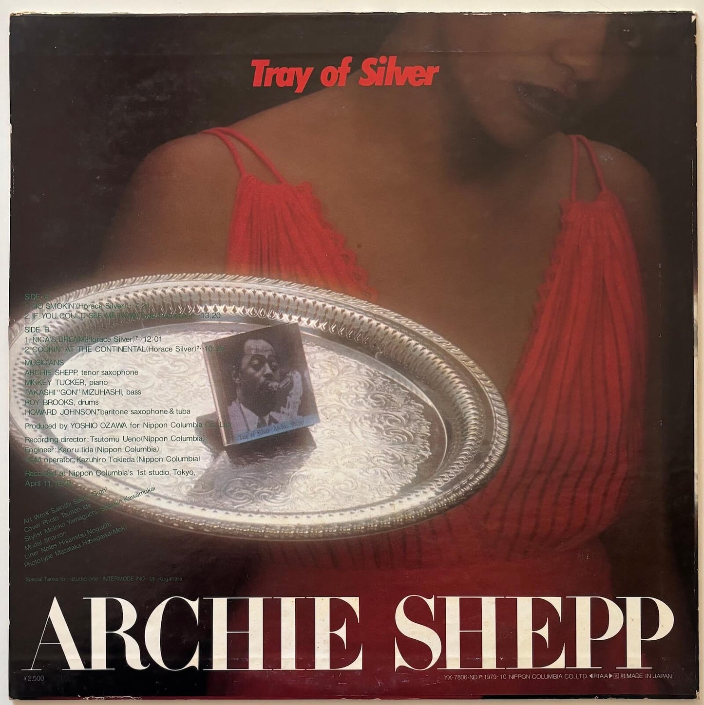 Archie Shepp - Tray of Silver (1979 Japanese Denon Vinyl LP)