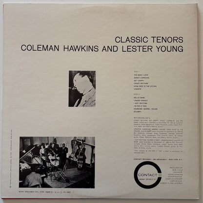 Coleman Hawkins and Lester Young - Classic Tenors (1972 Japanese Flying Dutchman Mono LP)