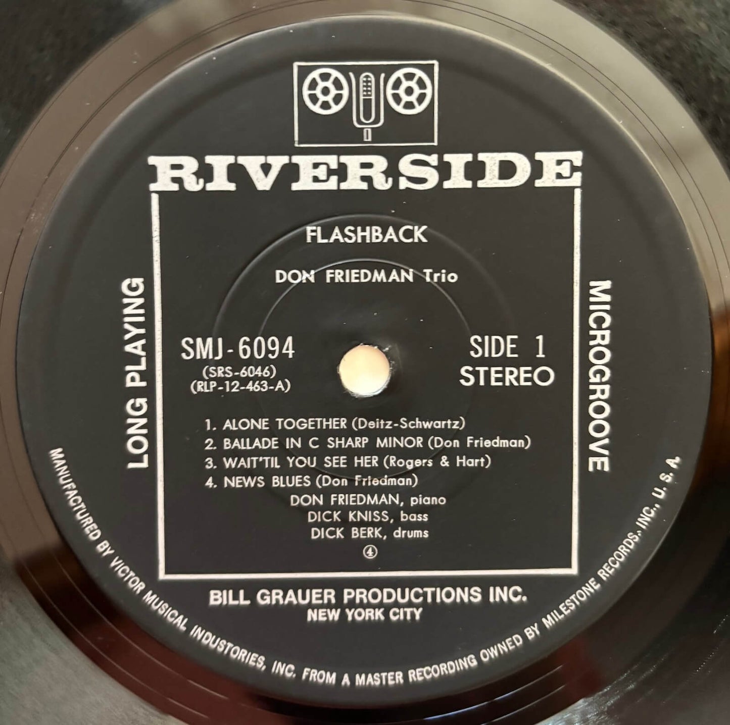 Don Friedman Trio - Flashback (1975 Japanese Riverside Stereo Vinyl LP)