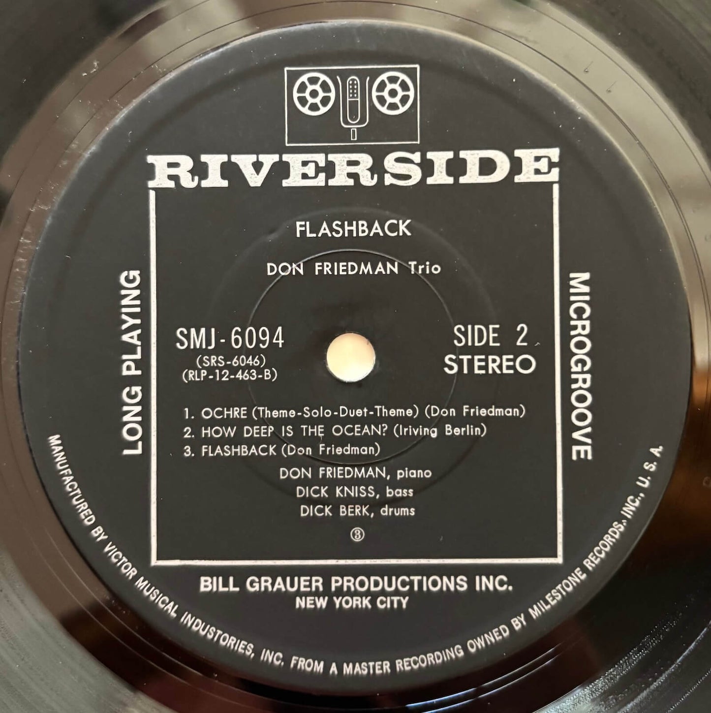 Don Friedman Trio - Flashback (1975 Japanese Riverside Stereo Vinyl LP)