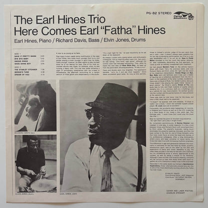 Earl Hines Trio - Here Comes Earl "Fatha" Hines (1978 Japanese Flying Dutchman Vinyl LP)