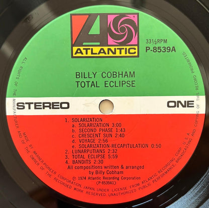 Billy Cobham - Total Eclipse (1974 Japanese Atlantic Vinyl LP)