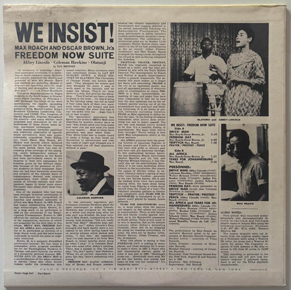 Max Roach - We Insist! Freedom Now Suite (1970 Japanese Candid Vinyl LP)