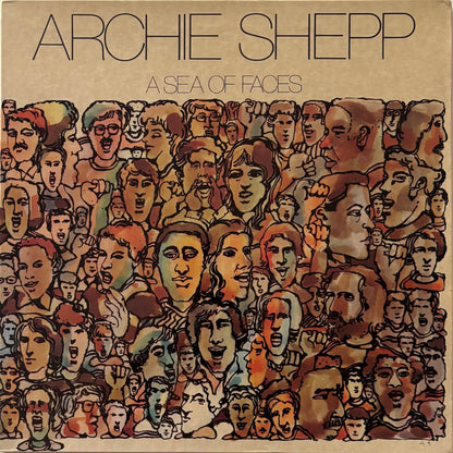 Archie Shepp - A Sea of Faces (1975 Italian Black Saint BSR 0002 Original Gatefold LP, First Pressing)