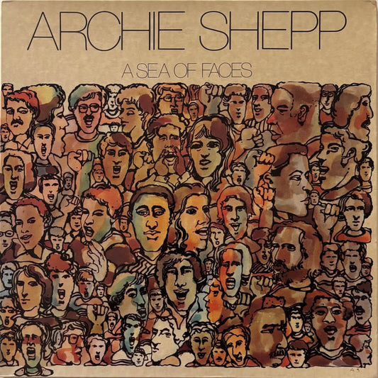 Archie Shepp - A Sea of Faces (1975 Italian Black Saint BSR 0002 Original Gatefold LP, First Pressing)