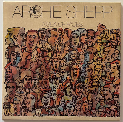 Archie Shepp - A Sea of Faces (1975 Italian Black Saint BSR 0002 Original Gatefold LP, First Pressing)