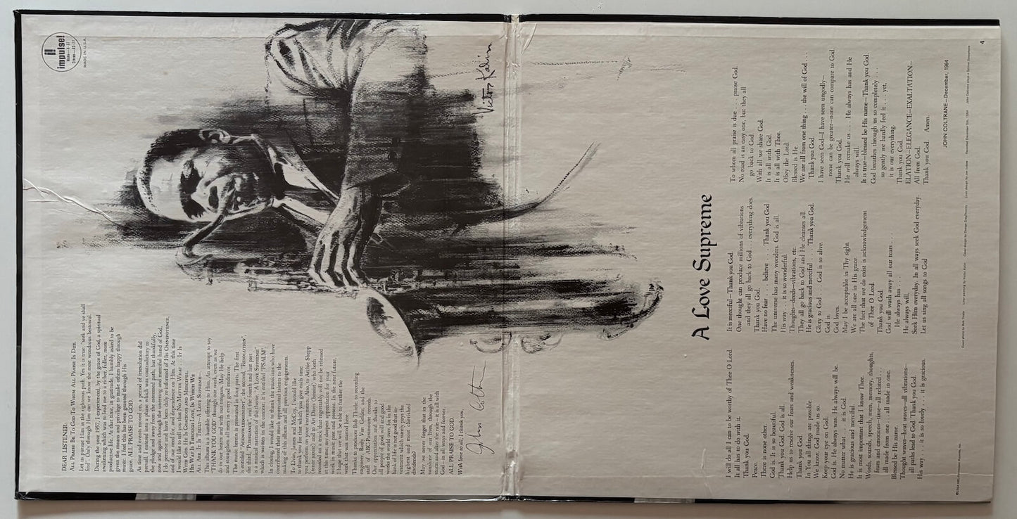 John Coltrane - A Love Supreme (1974 US ABC Impulse! Reissue A-77/AS-77 Vinyl LP)