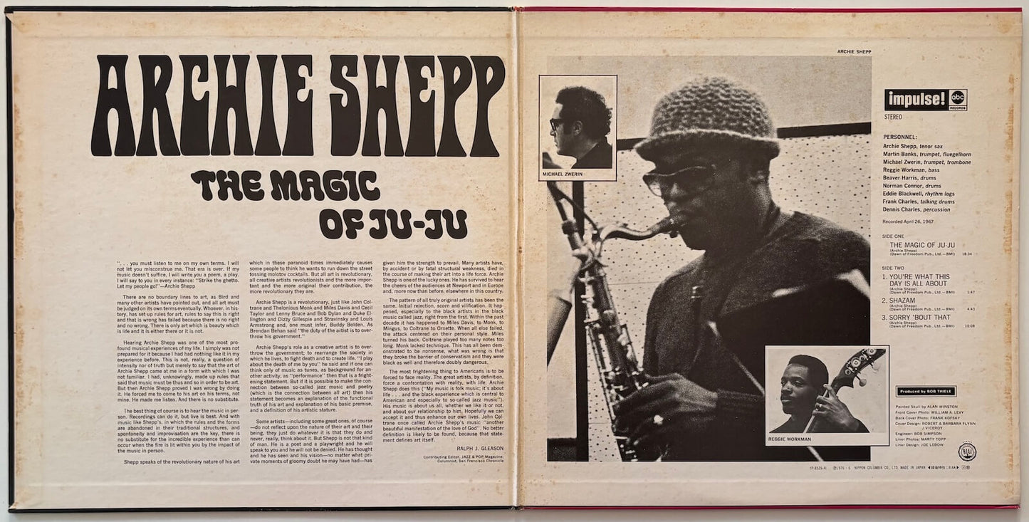Archie Shepp - The Magic of Ju-Ju (1976 Japanese Impulse! Gatefold LP)