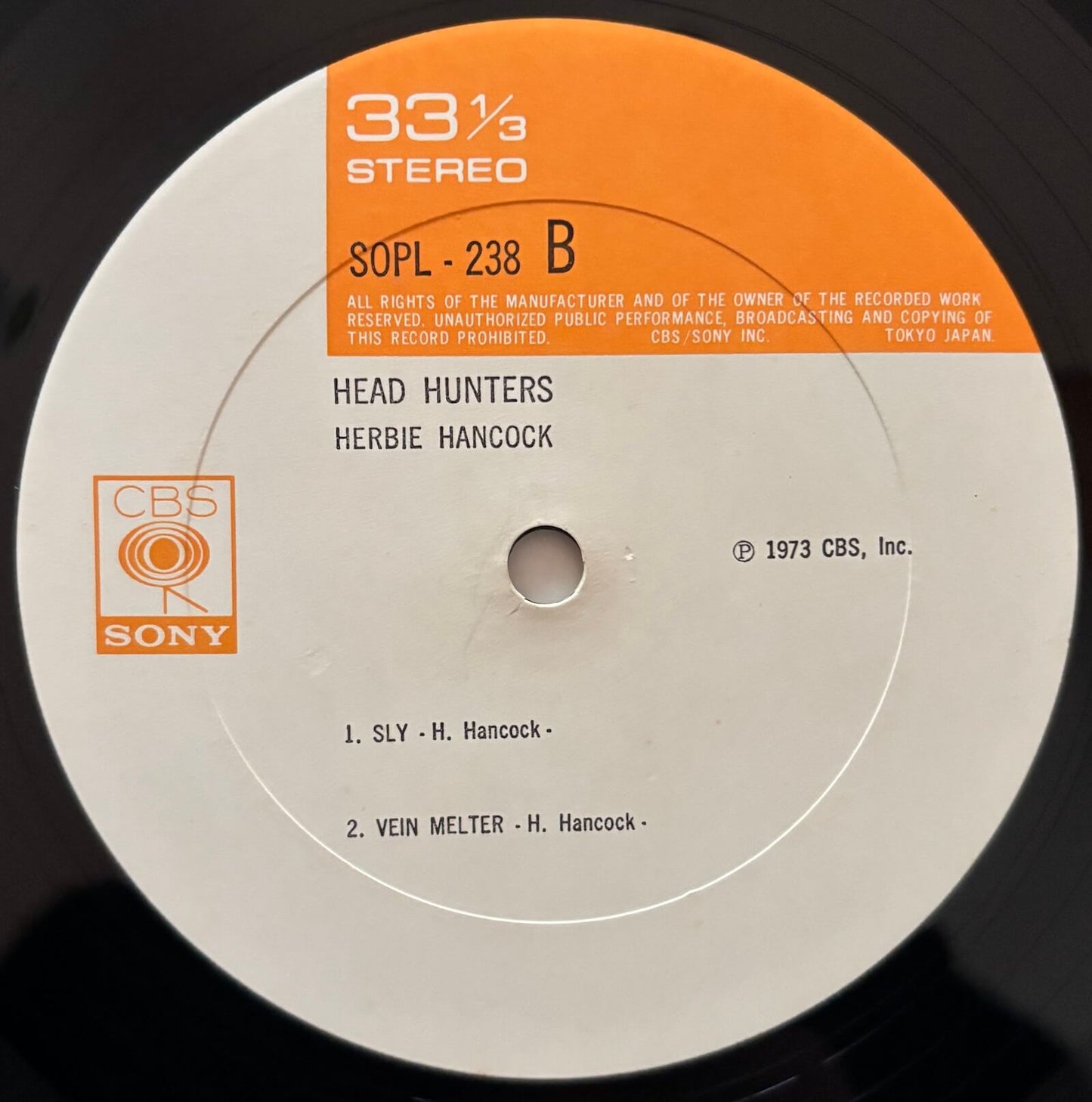 Herbie Hancock - Head Hunters (1973 Japanese CBS/Sony Vinyl LP)
