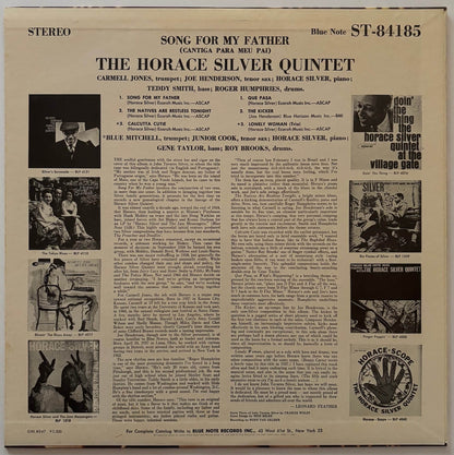 Horace Silver - Song for My Father (1978 Japanese Blue Note GXK 8047 LP)