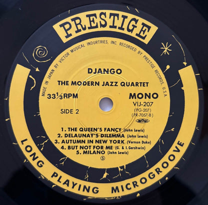 The Modern Jazz Quartet – Django (1984 Japanese Prestige Mono LP)