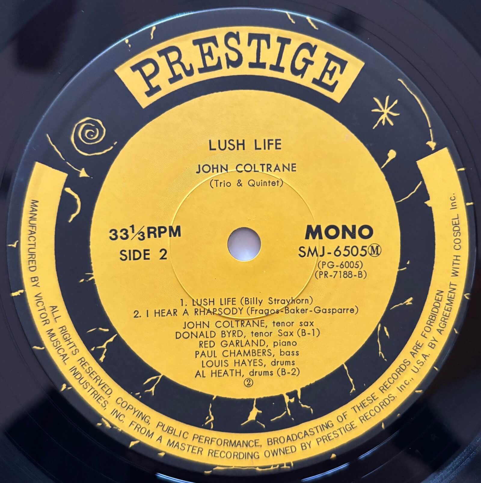 John Coltrane - Lush Life (1975 Japanese Prestige Mono LP) | Lush
