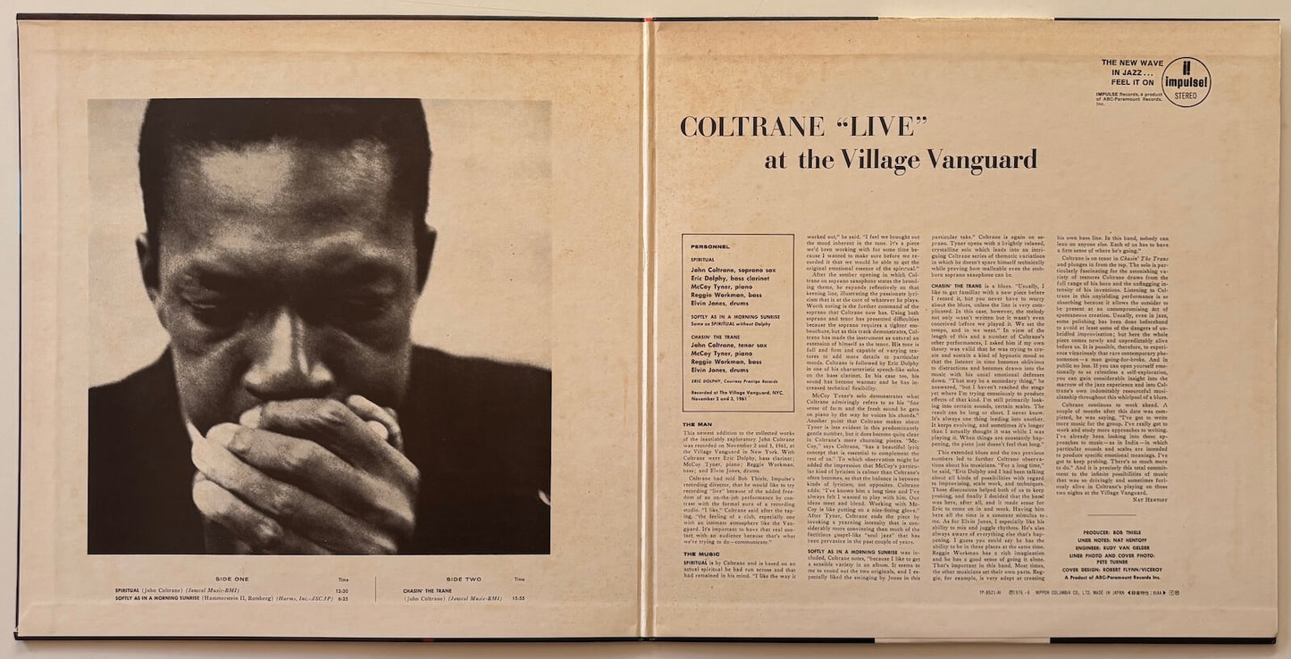 John Coltrane - Live at the Village Vanguard (1976 Japanese Impulse! Gatefold LP)