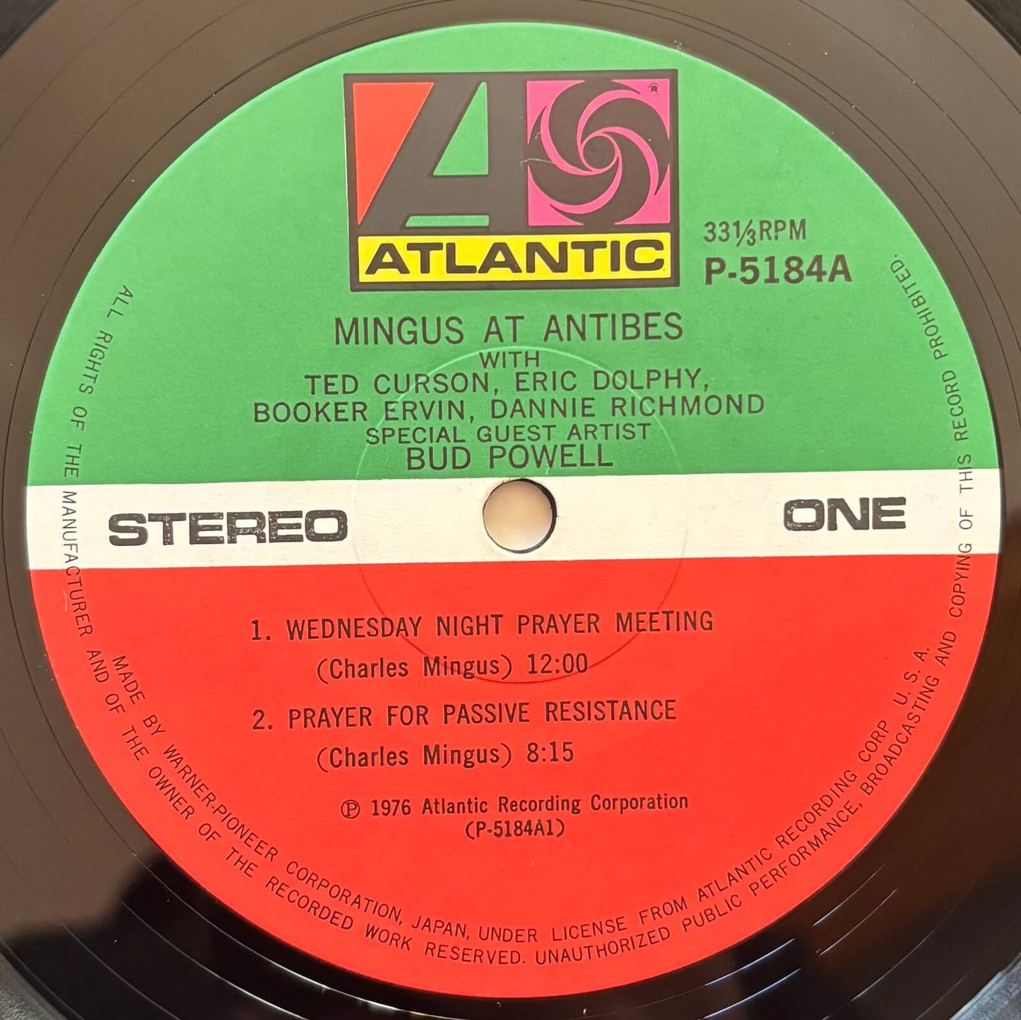 Charles Mingus - Mingus at Antibes (1979 Japanese Atlantic Gatefold 2LP)