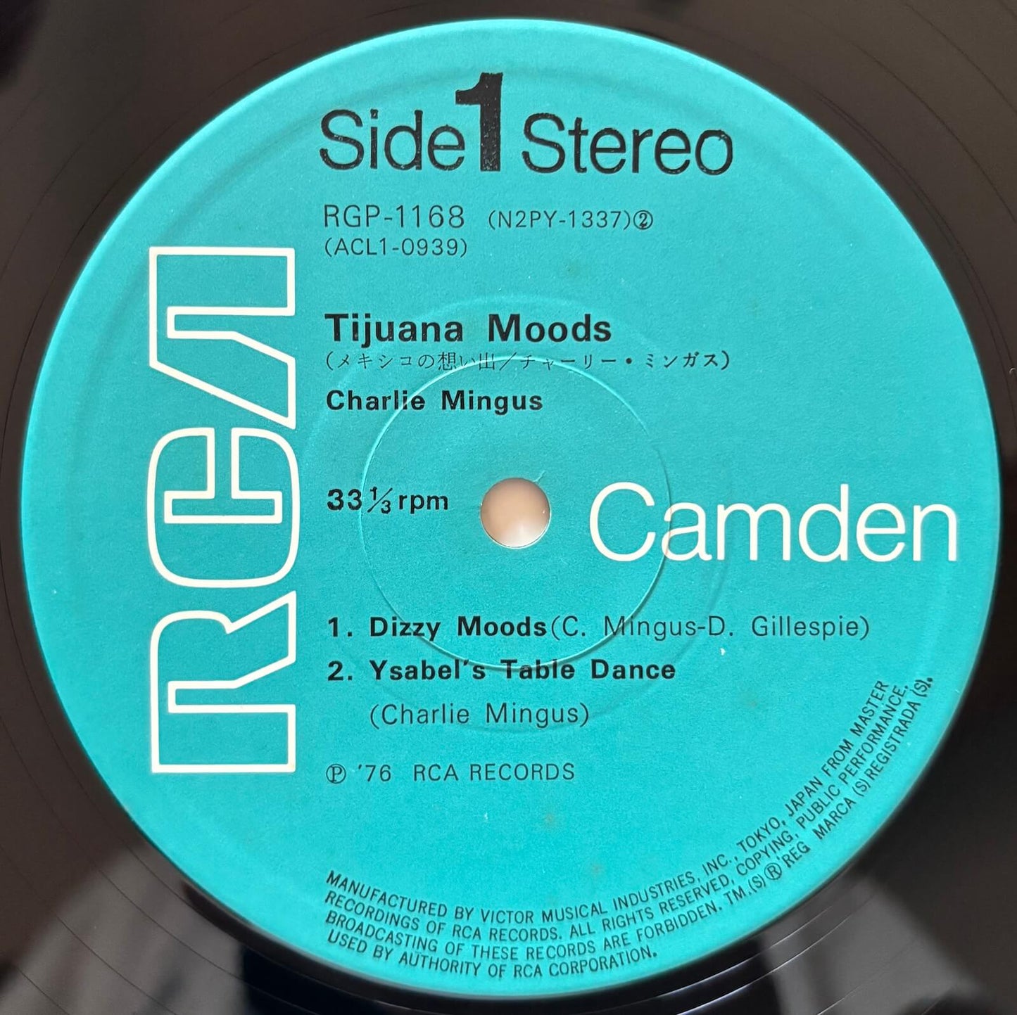 Charles Mingus - Tijuana Moods (1976 Japanese RCA Stereo LP)