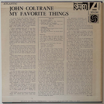John Coltrane - My Favorite Things (1976 Japanese Atlantic Stereo LP)
