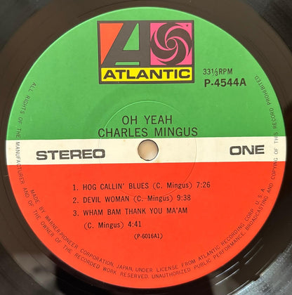 Mingus - Oh Yeah (1976 Japanese Atlantic LP) SIGNED Dannie Richmond