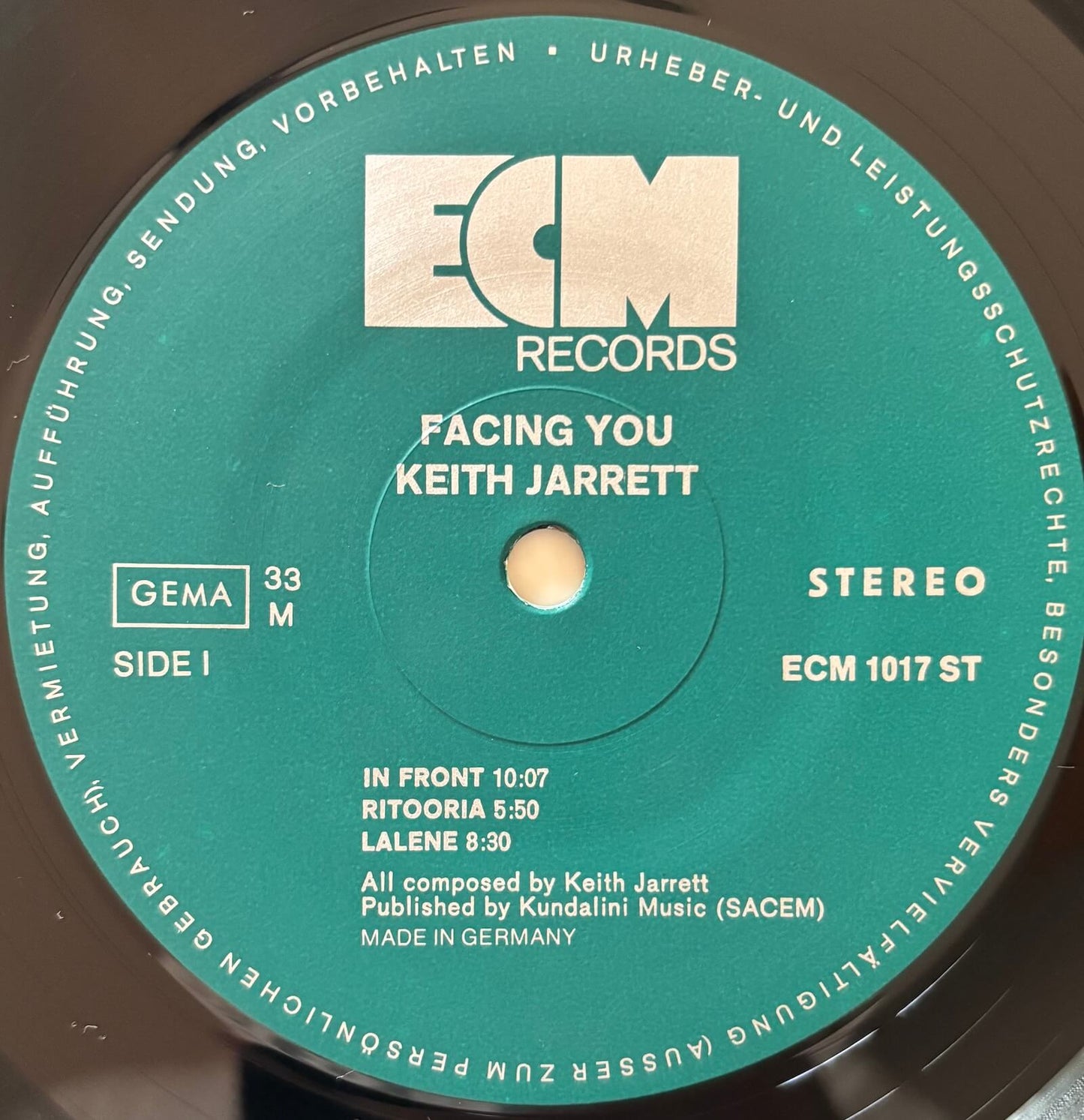 Keith Jarrett - Facing You (1972 German ECM Original LP)