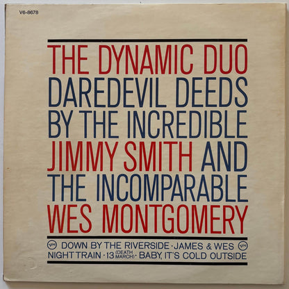 Jimmy Smith and Wes Montgomery - Dynamic Duo (1967 US Verve Gatefold LP)