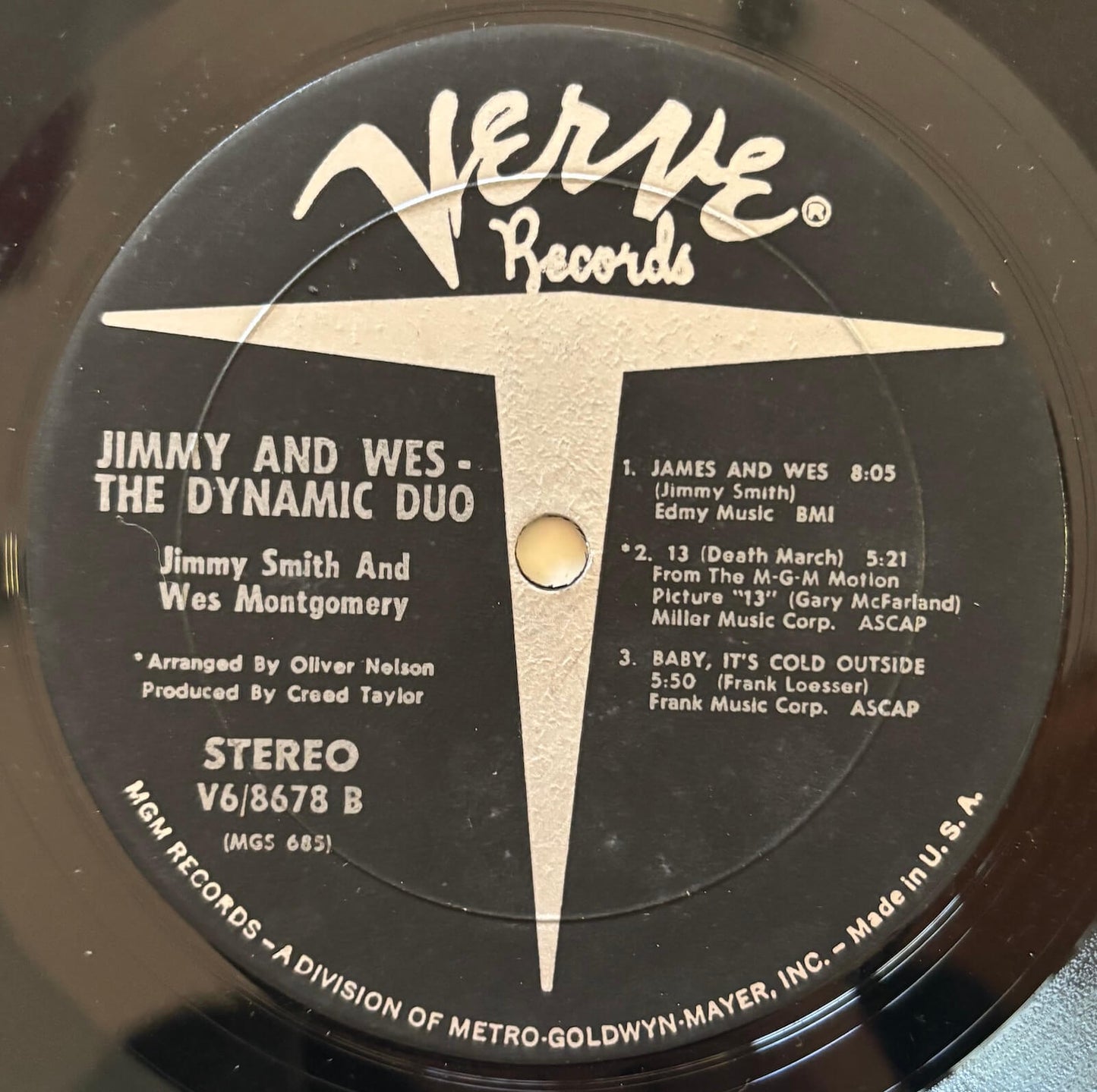 Jimmy Smith and Wes Montgomery - Dynamic Duo (1967 US Verve Gatefold LP)