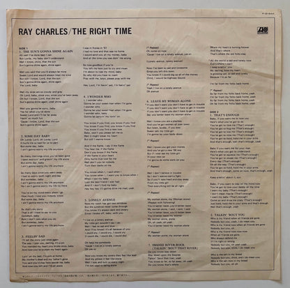 Ray Charles - The Right Time (1980 Japanese Atlantic Mono Compilation LP)