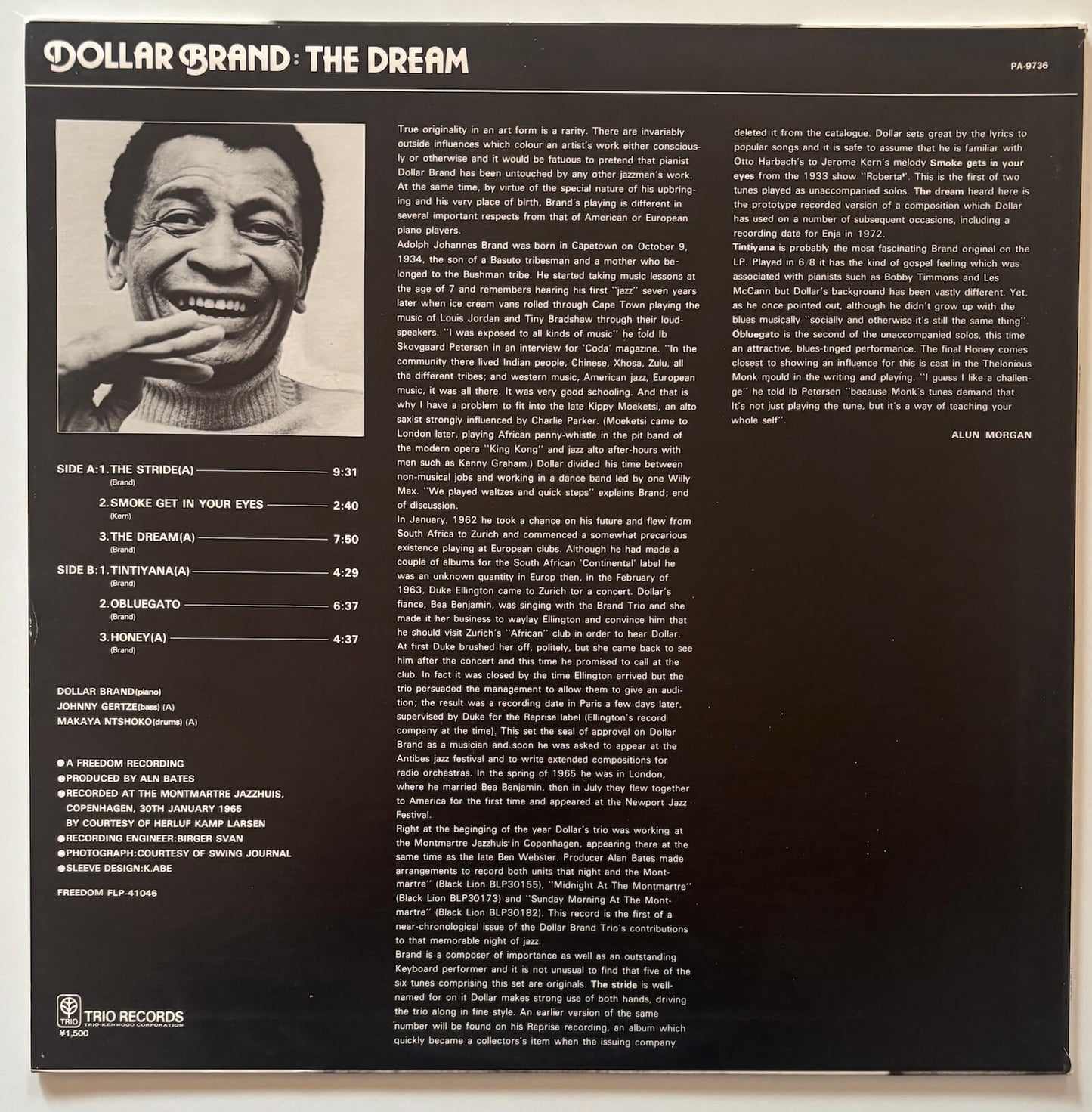 Dollar Brand (Abdullah Ibrahim) - The Dream (1979 Japanese Trio Records Vinyl LP)