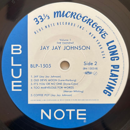 J.J. Johnson - The Eminent Jay Jay Johnson Volume 1 (1983 Japanese Blue Note Mono LP)