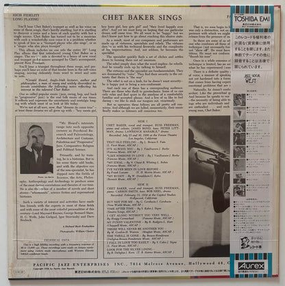 Chet Baker - Chet Baker Sings (1985 Japanese Pacific Jazz Mono LP)