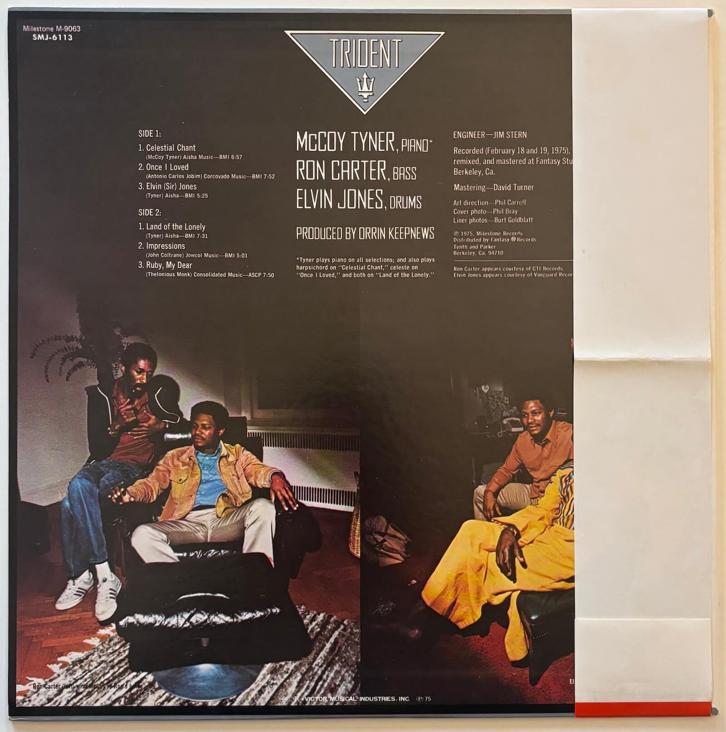 McCoy Tyner - Trident (1975 Japanese Milestone Stereo LP)
