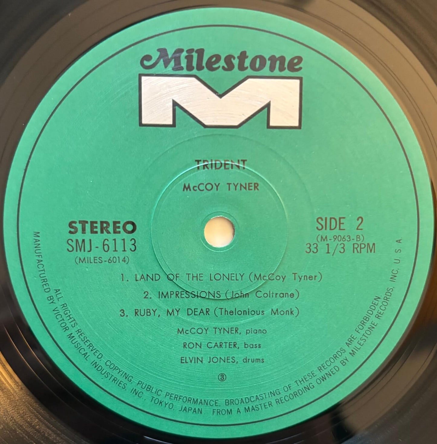 McCoy Tyner - Trident (1975 Japanese Milestone Stereo LP)