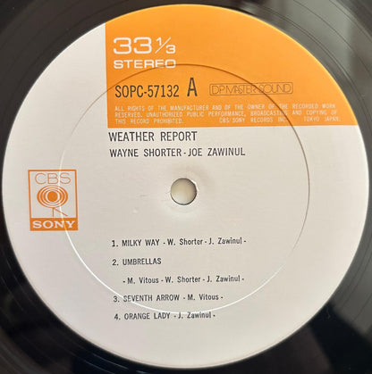 Weather Report - Weather Report (1971 Japanese CBS/Sony Original LP)