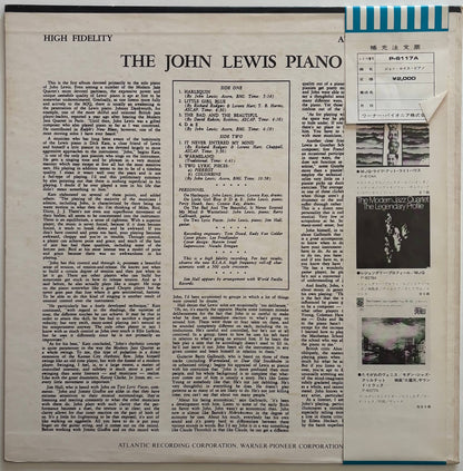 John Lewis - The John Lewis Piano (1973 Japanese Atlantic Mono LP)