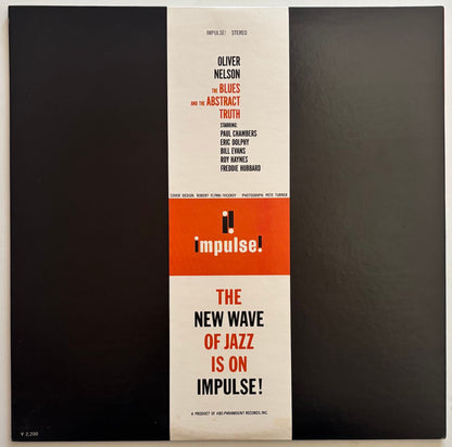 Oliver Nelson - The Blues and the Abstract Truth (1976 Japanese ABC Impulse! Stereo Gatefold LP)