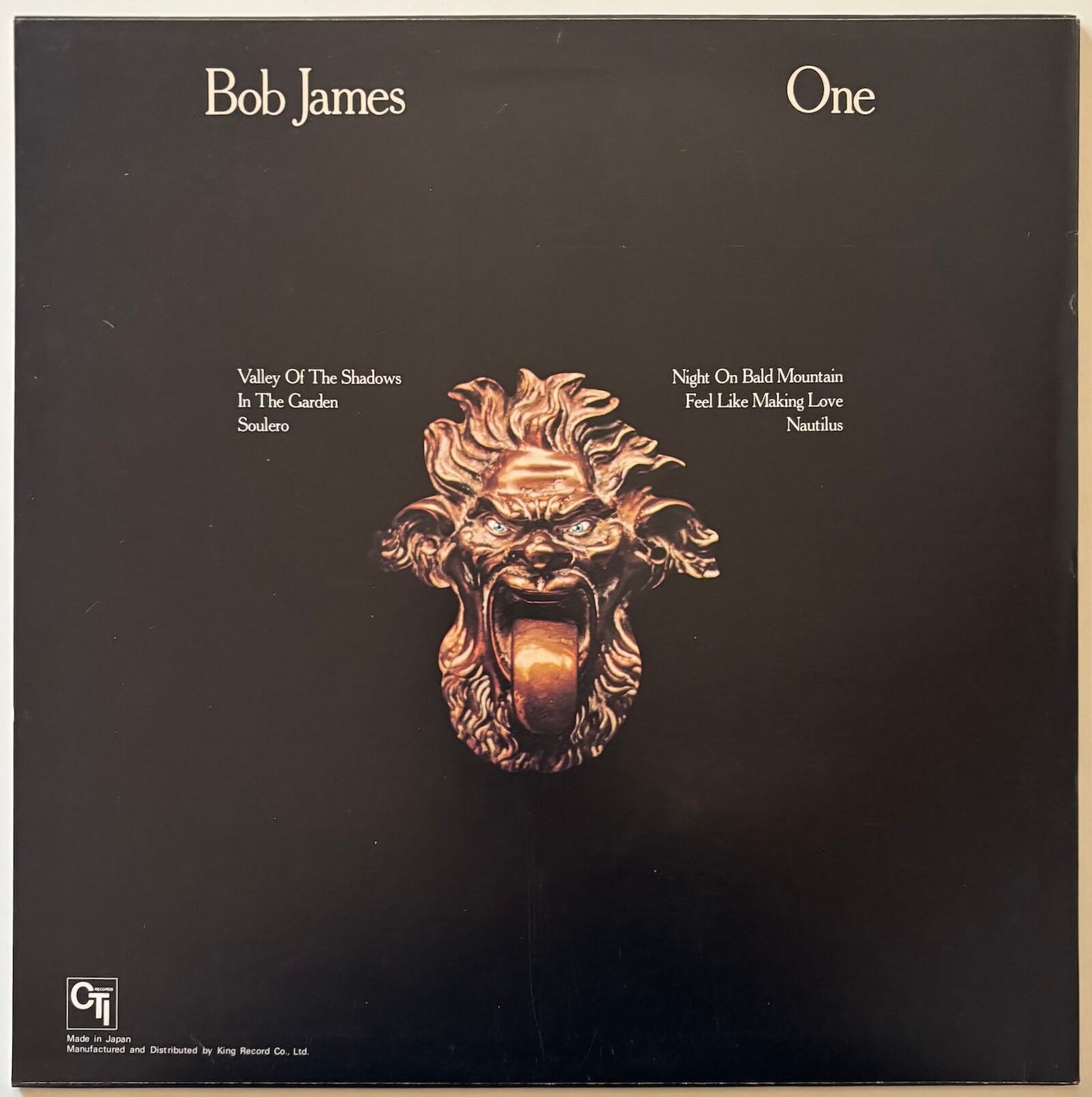 Bob James - One (1978 Japanese CTI Limited Edition Vinyl LP)