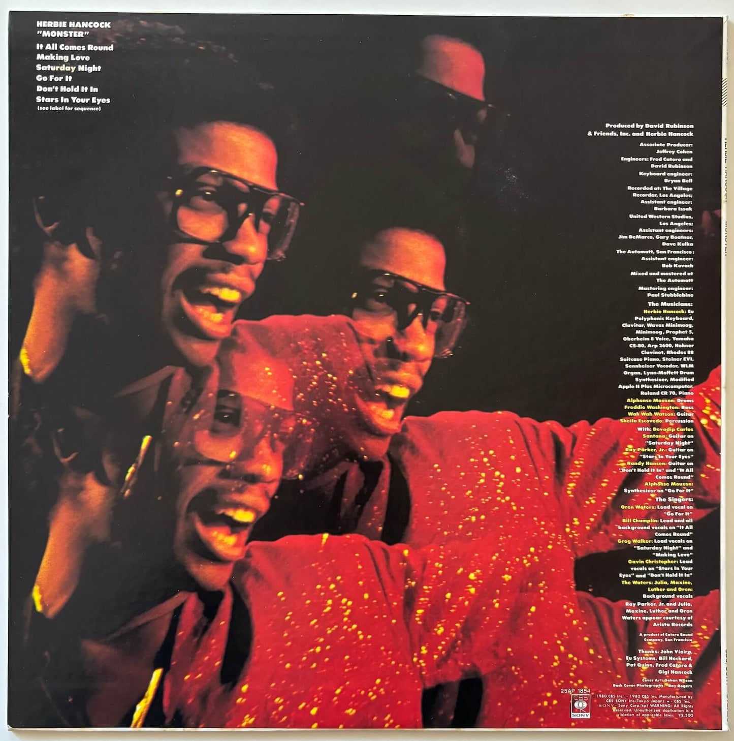 Herbie Hancock - Monster (1980 Japanese CBS/Sony Vinyl LP)