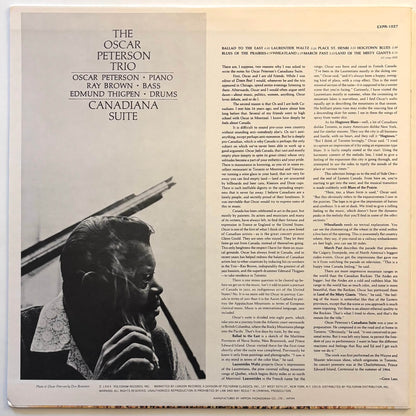 The Oscar Peterson Trio - Canadiana Suite (1982 Japanese Limelight Vinyl LP)