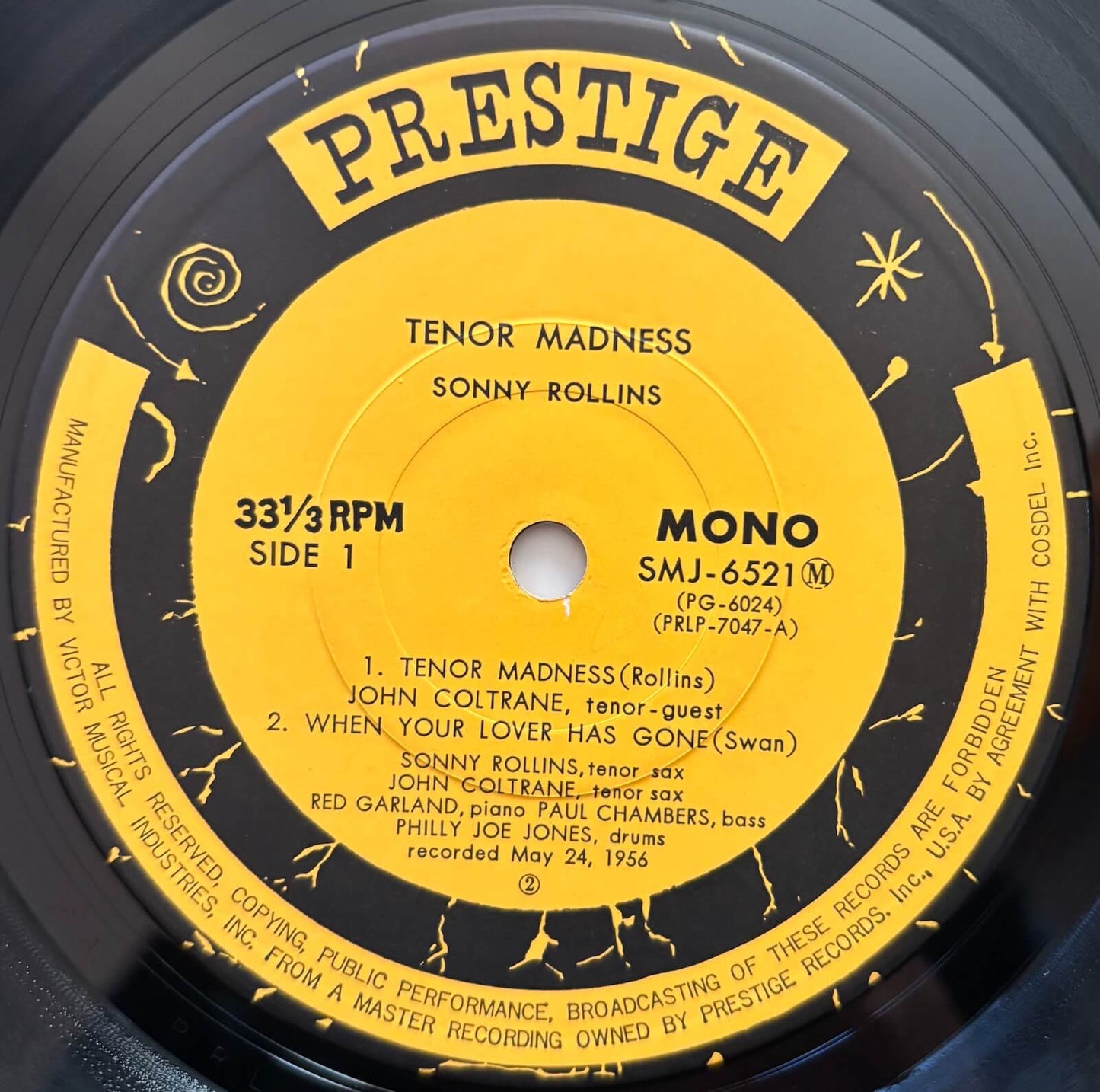 Sonny Rollins Quartet - Tenor Madness (1976 Japanese Prestige Vinyl LP Mono)