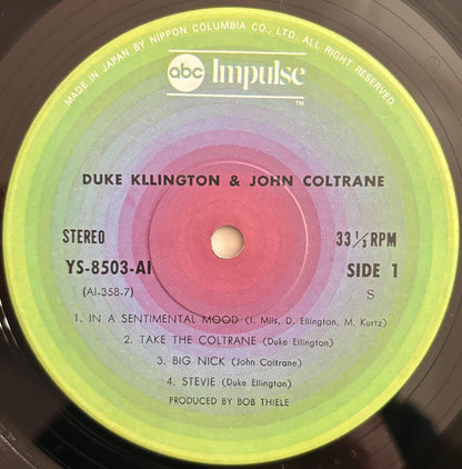 Duke Ellington & John Coltrane - Duke Ellington & John Coltrane (1976 Japanese Impulse! Vinyl LP Gatefold)