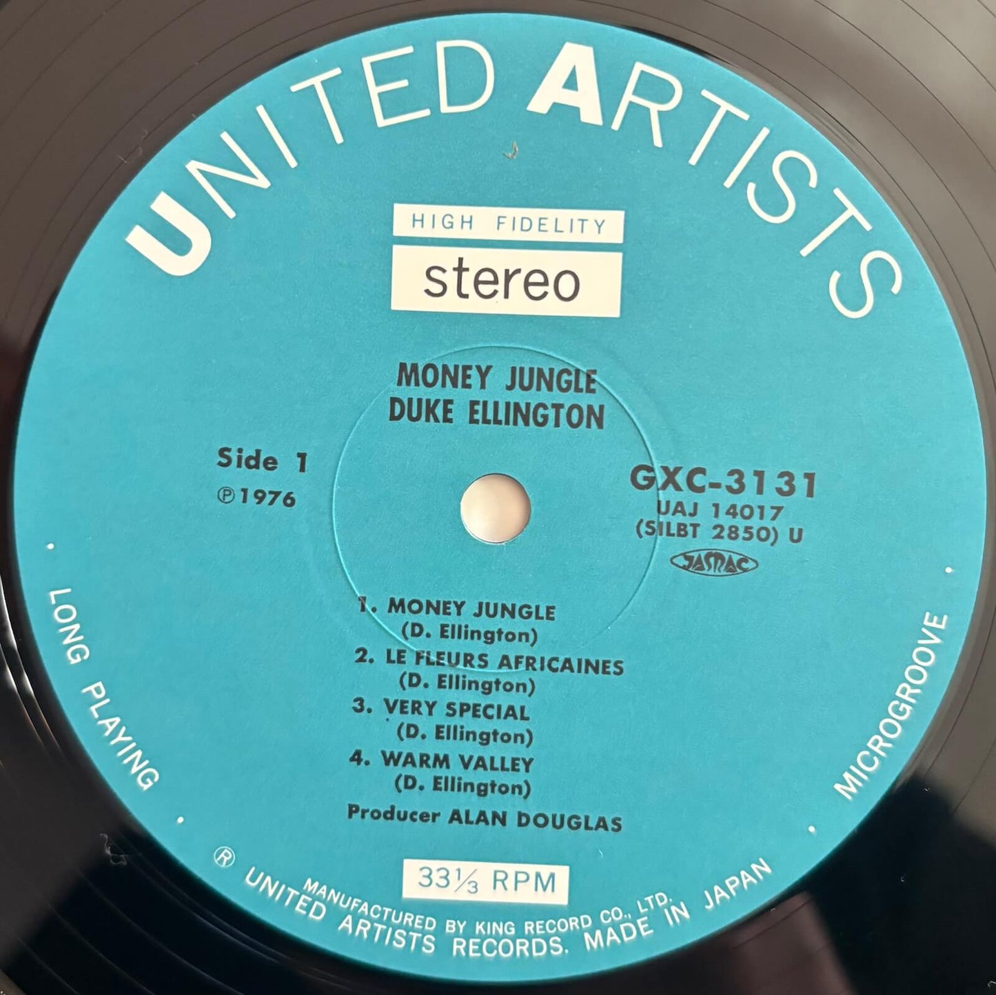 Duke Ellington, Charles Mingus & Max Roach - Money Jungle (1976 Japanese United Artists Vinyl LP)